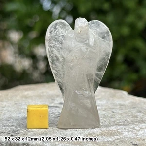 Quartz rock crystal angel: spiritual healing crystal mineral, certified - Picture 1 of 1