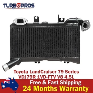 Upgrade Aluminium 60mm Intercooler For Toyota LandCruiser VDJ79R 1VD-FTV V8 4.5L - Picture 1 of 11