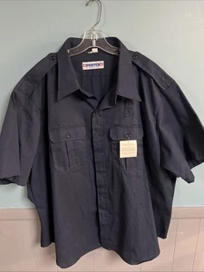 Propper Tactical Short Sleeve Men's Work Uniform Shirt Navy Blue 3X - Picture 1 of 5