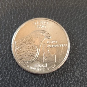 2007-P Idaho Statehood Quarter Circulated XF-AU - Picture 1 of 2