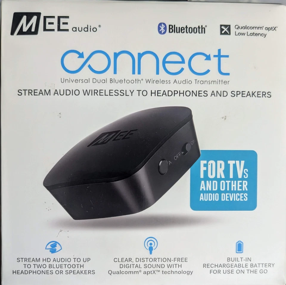 Mee Audio AF-T1-BK-MEE Universal Dual Transmitter For Tv-Black