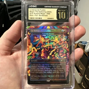 MTG La danza del pueblo Secret Lair  2060 CGC Pristine 10 Pop 1 ๐ฅ - Picture 1 of 13