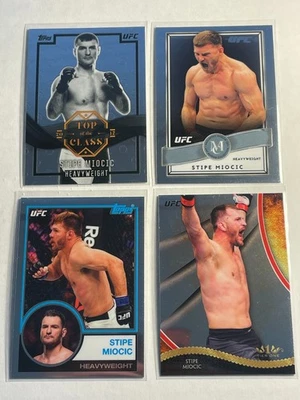 Stipe Miocic 2017 2018 Topps Chrome UFC Tier 1 Museum Tops of the Class 1983 Lot - Image 1 of 2