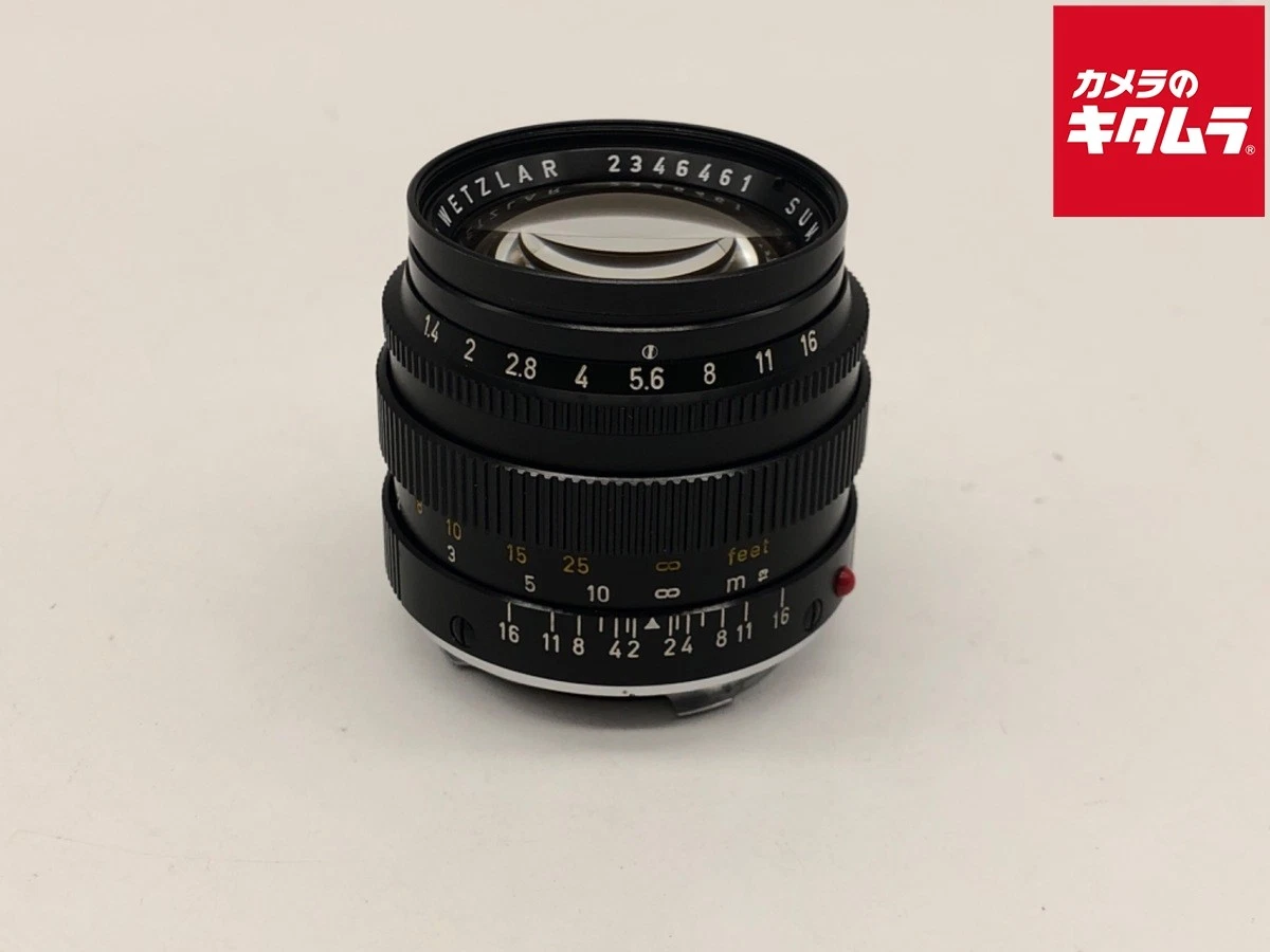 Leica Summilux M 50mm F1.4 E43 Black -Near Mint- `2635 | eBay