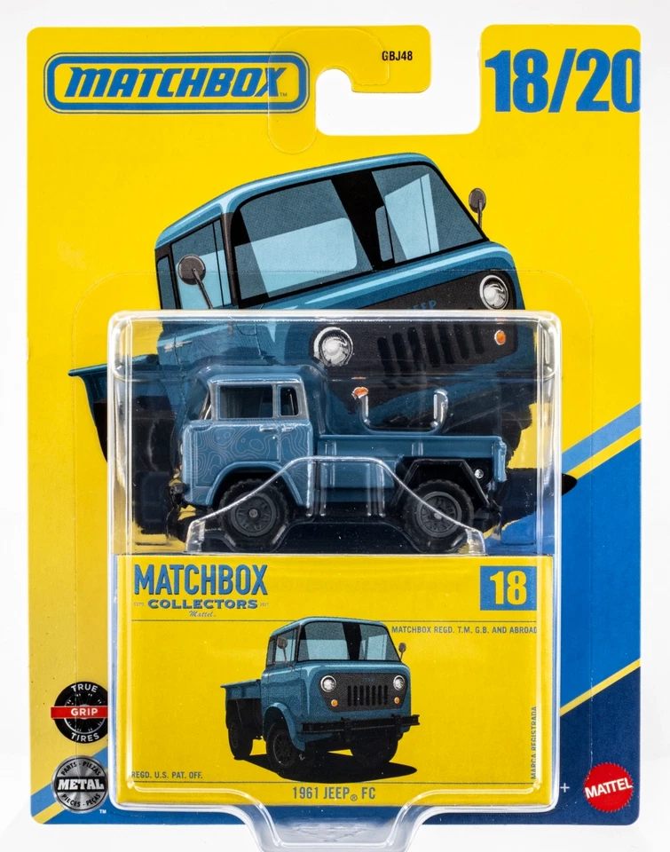 2025 Matchbox Collectors #18 1961 Jeep® FC MALLARD BLUE | FSC - Image 1 of 1