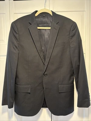 Chaqueta de traje para hombre J Crew Ludlow 36S negra Foto 1 de 4