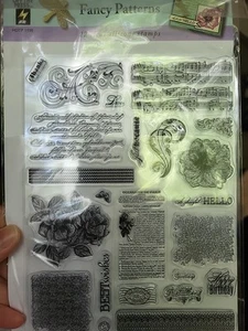 Lo último fuera de la prensa patrones elegantes 21 estampillas de silicona nuevas 1198 - Imagen 1 de 6