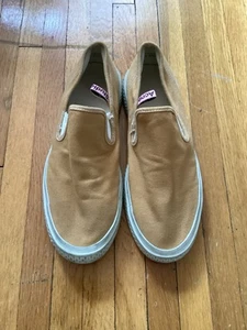 Luxe Acne Studios Men's Size 8.5 Mustard Slip-On Sneakers,Cotton Blend,MINT - Picture 1 of 5