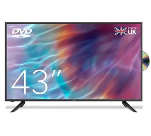 TV LED 43" Full HD violoncello con lettore DVD e Freeview T2 HD-SCREEN ROTTO - Foto 1 di 2