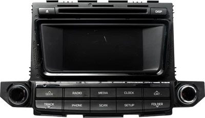 2016-2017 Hyundai Tucson AM FM Radio Single CD Bluetooth Satellite 96180-D31004X - Image 1 of 4