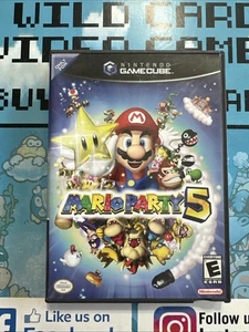 Nintendo GameCube Mario Party 5 Case Only NO GAME OR Manual Very Good Condition - Picture 1 of 3
