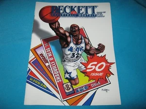 BASKETBALL BECKETT MONTHLY SEPTEMBER 1994 ISSUE #50 SHAQUILLE O'NEAL / ROCKETS - Picture 1 of 2
