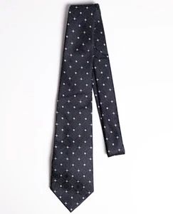 Louis Vuitton Black Monogram Diamond Pattern Logo Dress Necktie - Picture 1 of 5