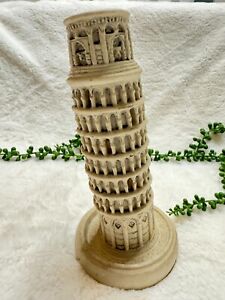 Original Vintage Leaning Tower Pisa Statue Italy Decor  Souvenir Figure Retro