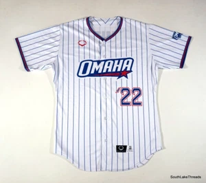 Omaha Storm Chasers 2022 Baseball Jersey Evo Shield Size Large #22 Smith - Picture 1 of 9