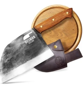 Serbian Chef Knife - Heavy Duty Butcher Knives Set Professional Carbon Steel ... - Picture 1 of 3