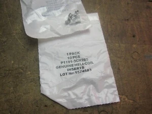 1 pack, 10 pcs Genuine 10-32 thread repair Helicoil inserts part# P1191-3CN285 - Picture 1 of 5