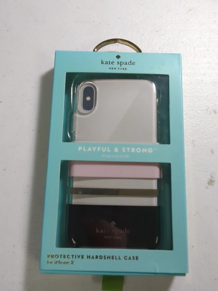 Funda rígida protectora Kate Spade para iPhone X / Xs - KSIPH-076-CSBC Foto 1 de 1