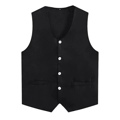 Mens Womens Vest Journalist Waistcoat Adult Top Volunteer Uniform Outerwear - Image 1 of 4