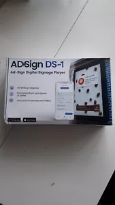 AD+SIGN DS-1 Lettore multimediale per segnaletica digitale, Bianco/Nero - Foto 1 di 1