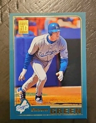 2001 Topps - #20 Shawn Green Los Angeles Dodgers Outfielder  - Image 1 of 2