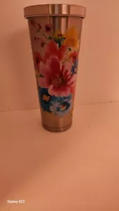 Brandneu Pioneer Frau luftig Blumen 24 Unzen Edelstahl Becher! - Bild 1 von 8