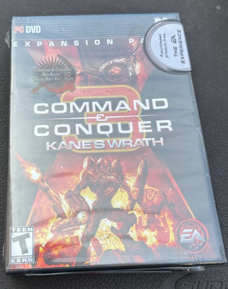 Command & Conquer Kane's Wrath PC DVD Video Game Expansion Pack New (2008) - Image 1 of 1