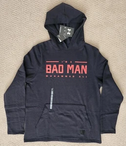 NEW Under Armour Muhammad Ali I'm A Bad Man Loose Heat Gear Hoodie - Men's Sz:MD - Picture 1 of 11