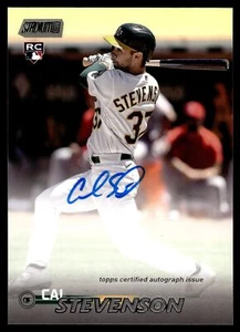2023 Topps Stadium Club CAL STEVENSON AUTO SCBA-CSN ATLETISMO A RADIOCONTROL - Imagen 1 de 2