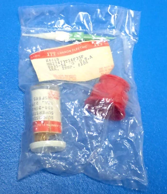ITT CANNON MS27473T16F35P CIRCULAR MIL SPEC AIRCRAFT CONNECTOR  - Image 1 of 4