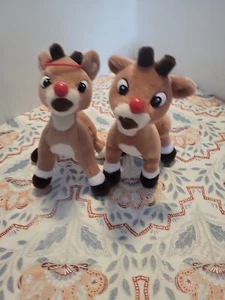 Rudolph das Rentier mit der roten Nase 6 Zoll Plüschtier Stofftier Spielzeug - Bild 1 von 5
