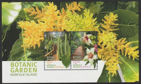 Nofolk Island 2023 : Botanic Gardens - Minisheet. Mint Never Hinged Cover