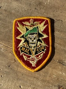 MAC SOG HAT PATCH US ARMY SPECIAL FORCES Military Assistance Command VIETNAM WAR - Picture 1 of 3