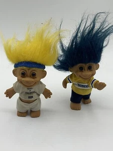 NFL CHARGERS SPORTS TROLL - 5" Russ Troll Doll Football 90s Vintage - Picture 1 of 6