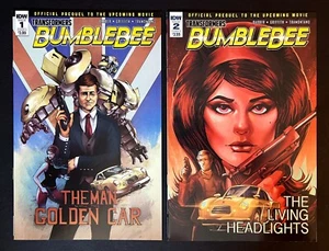 Transformers: Bumblebee #1, 2 Hi-Grade Prequel Lot IDW 2018 - Picture 1 of 4