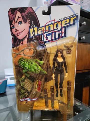 McFarlane Toys Danger Girl Sydney Savage action figure NEW 1999 Cover