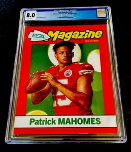 PATRICK MAHOMES RARE PSA MAGAZINE COVER 2023 Kansas City Chiefs CGC 8.0 - Picture 1 of 3