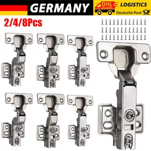 2-10x Softclose Topfband 35mm Scharnier Möbelscharnier Türscharniere Tür Dämpfer - Bild 1 von 18