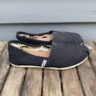 (SLIGHTLY USED) Toms Womens Classic Solid Canvas Slip on Flats Shoes US Sizes 