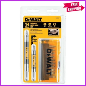 DEWALT Screwdriver Bit Set, Magnetic Drive Guide, 14-Piece (DW2097CS), Pack of 1 - Picture 1 of 2