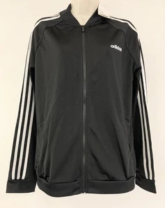 Adidas Women’s Dazzle Track Jacket Black/White – Size L UK 16-18 DZ7657 Bomber - Picture 1 of 10