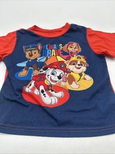 Paw Patrol T-Shirt Youth Boy 4T Graphic Print Multicolor ..#28047 - Picture 1 of 8