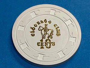 $.10—-ELDORADO CLUB——GARDENA CALIFORNIA CASINO CHIP——OTTIME CONDIZIONI—Z-3279 - Foto 1 di 4