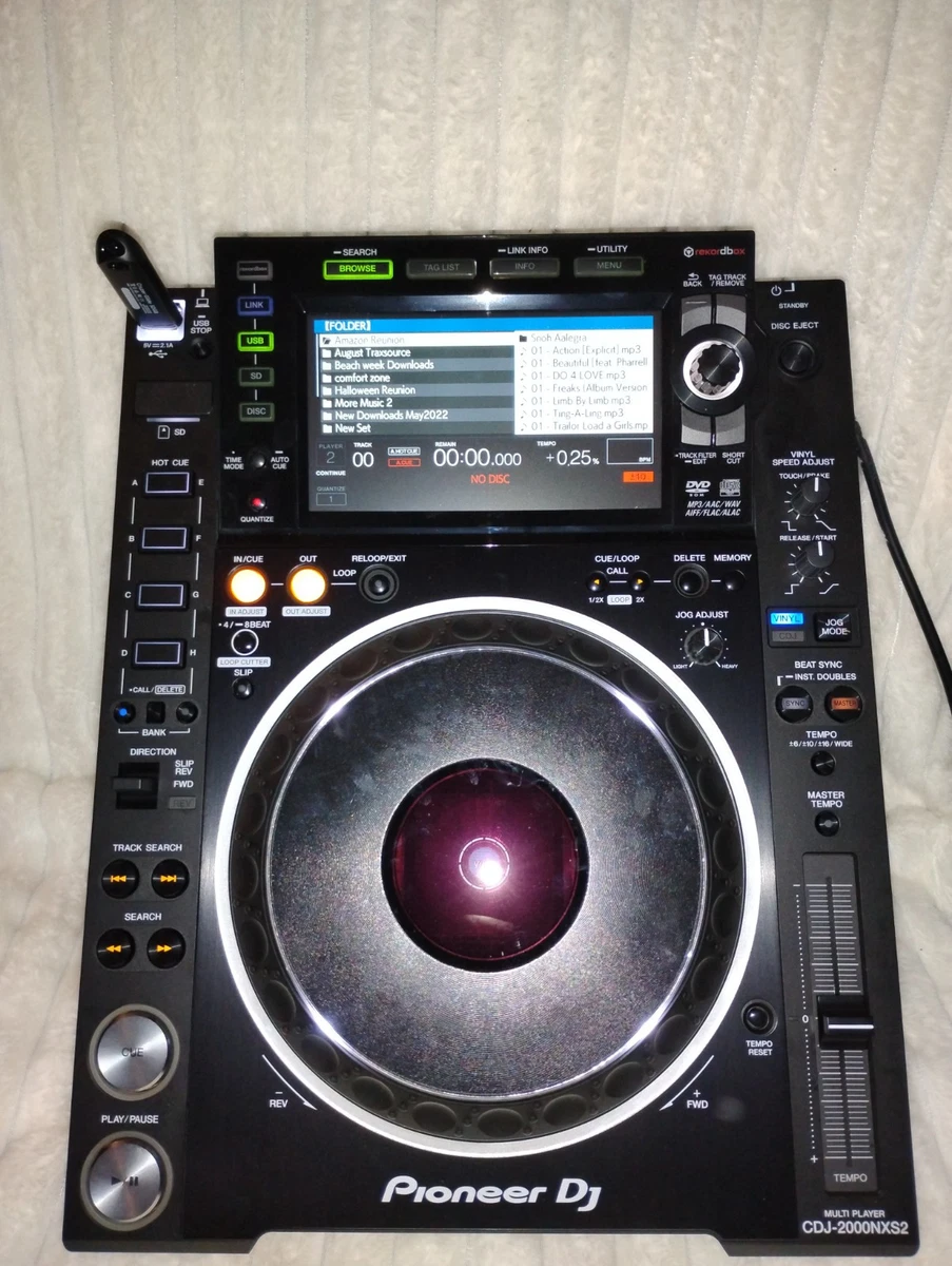 Pioneer CDJ-2000　DJプレイヤー CDJ-2000 (archived) Pro-grade digital DJ deck (black