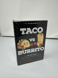 Taco vs Burrito Il Gioco di Carte Hot Taco Età 7+ NUOVO Sigillato - Foto 1 di 7