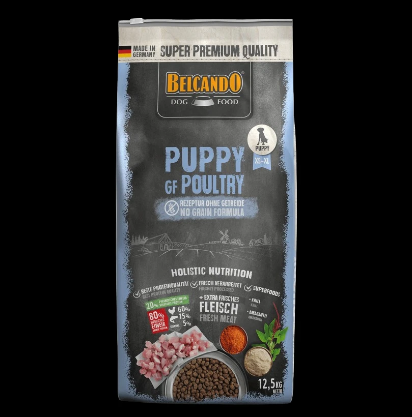 Belcando PUPPY GF Poultry 12,5kg Trockenfutter Hundefutter XS-XL Welpen Aufzucht - Bild 1 von 3