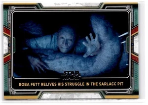 2022 Topps Star Wars: Book of Boba Fett #39 Boba Fett Relives His Struggle - Picture 1 of 2
