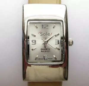 Sole Quartz Ladies Bracelet Watch, Swiss Parts, Water Resistant, Arabic Quarters - Picture 1 of 8