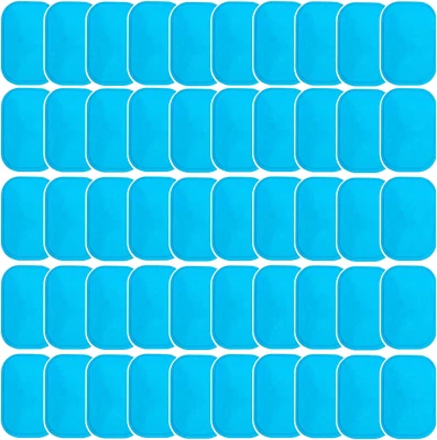 ABS Gel Pads, 50PCS Muscle Stimulator Pads Replacement for Ultimate Muscle EMS T