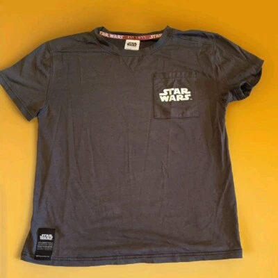 Camiseta Disney Star Wars Lucasfilm LTD Marrón Niños Talla 9/10 Usada Foto 1 de 4